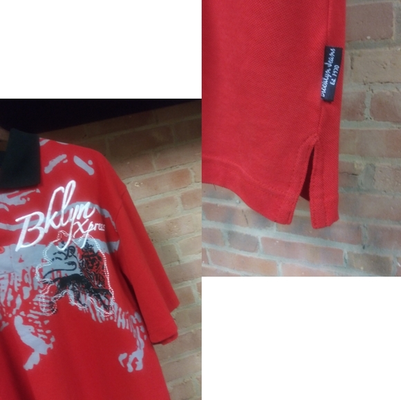 Brooklyn X | Men's Polo Graphic S/S Shirt - Picture 3 of 6
